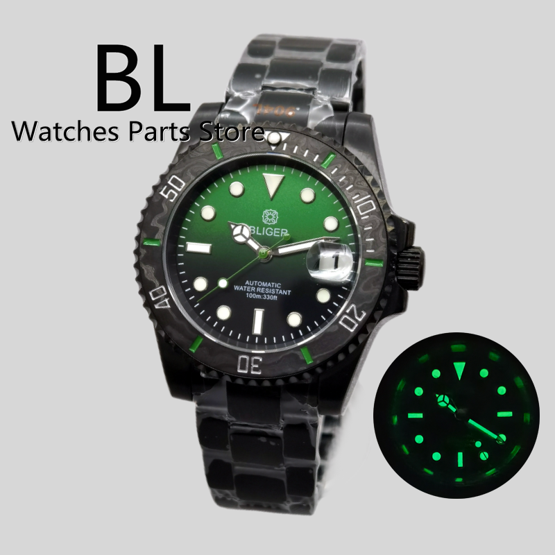 Rolex Watch Submariner - BLIGER-Reloj de pulsera mecánico automático para