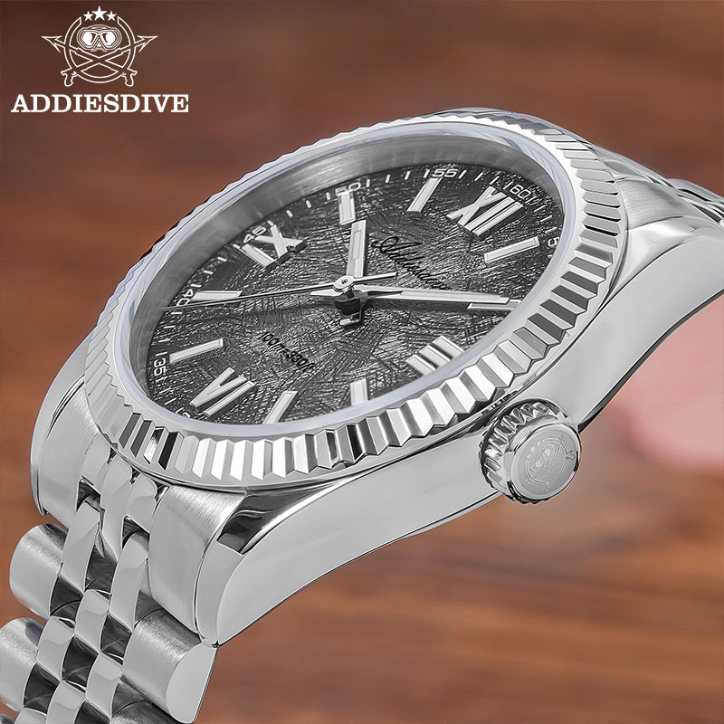 Stainless Bracelet Diver - Reloj elegante ADDIESDIVE para mujer, cristal
