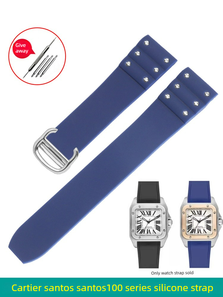 Correa de Reloj de Silicona y  - Cartier Watch Santos reseña y precio
