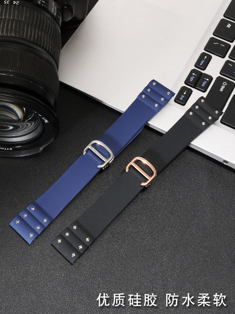 Correa de Reloj de Silicona y  - Cartier Watch Santos reseña y precio