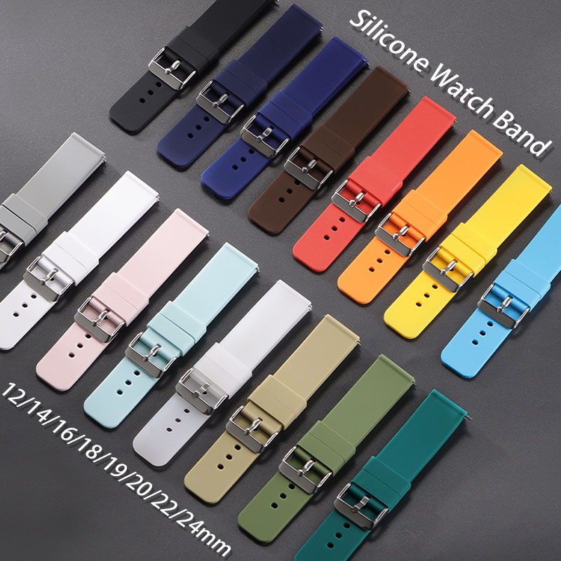 Correa de silicona de 12mm, 14 - Canvas Strap Watch reseña y precio