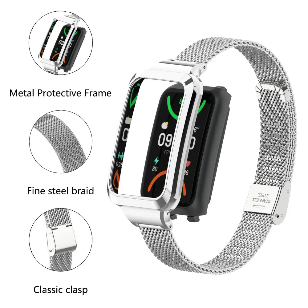Adecuado para Oppo Band 2 Corr - Mesh Strap Metal reseña y precio