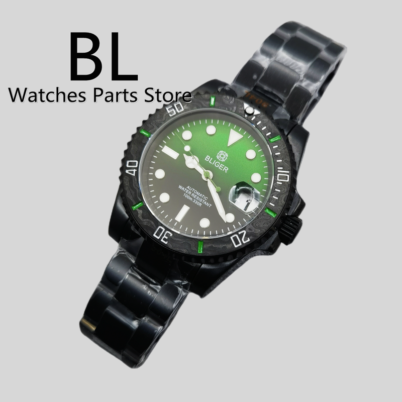 BLIGER-Reloj de pulsera mecáni - Rolex Watch Submariner reseña y precio