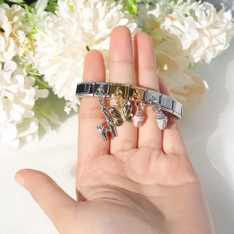 Hapiship-abalorio italiano de  - Butterfly Clasp Deployant reseña y precio