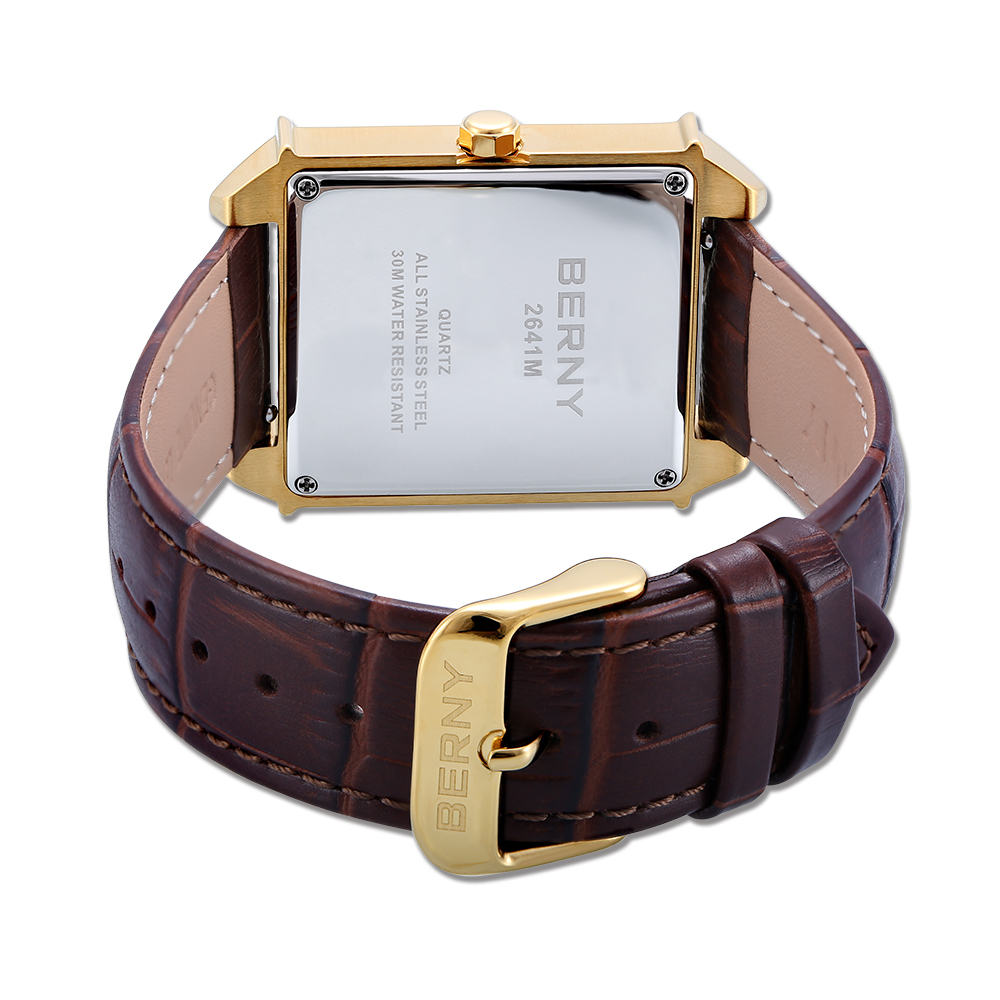 Reloj de Cuarzo BERNY 6P25 par - Cartier Watch Tank reseña y precio