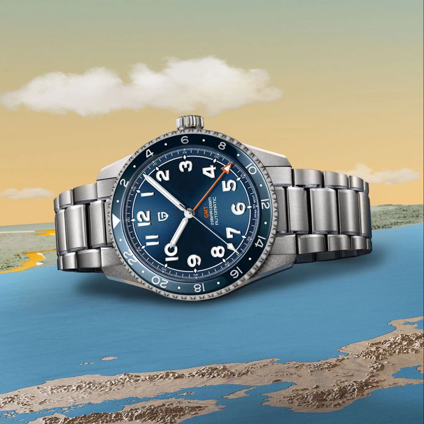 Reloj PAGANI DESIGN de 40mm pa - Rolex Watch Submariner reseña y precio