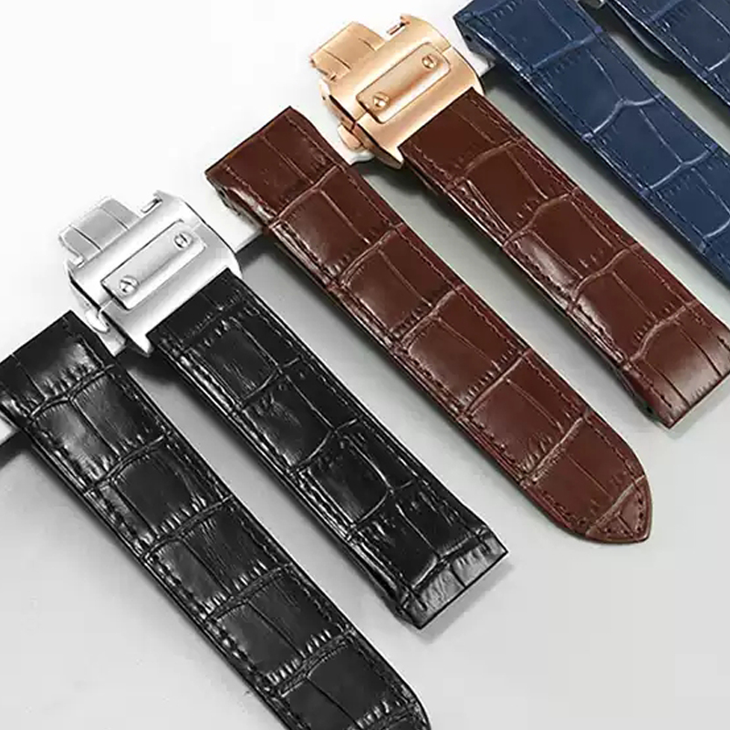 Correa de reloj de cuero genui - Cartier Watch Santos reseña y precio