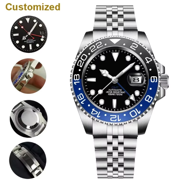 Nuevo Reloj GMT de 40MM para H - Rolex Watch Submariner reseña y precio