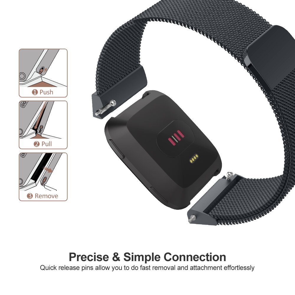 Correa de malla milanesa para  - Mesh Strap Metal reseña y precio